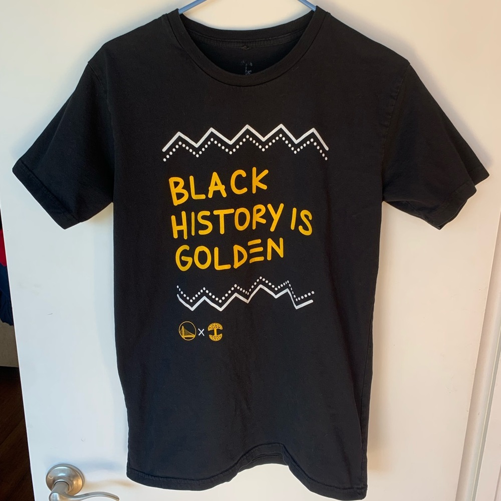 Golden State Warriors Black History t-shirt